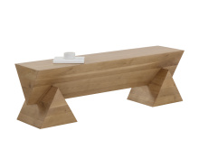 Sunpan 111327 - Gregor Bench - Rustic Oak